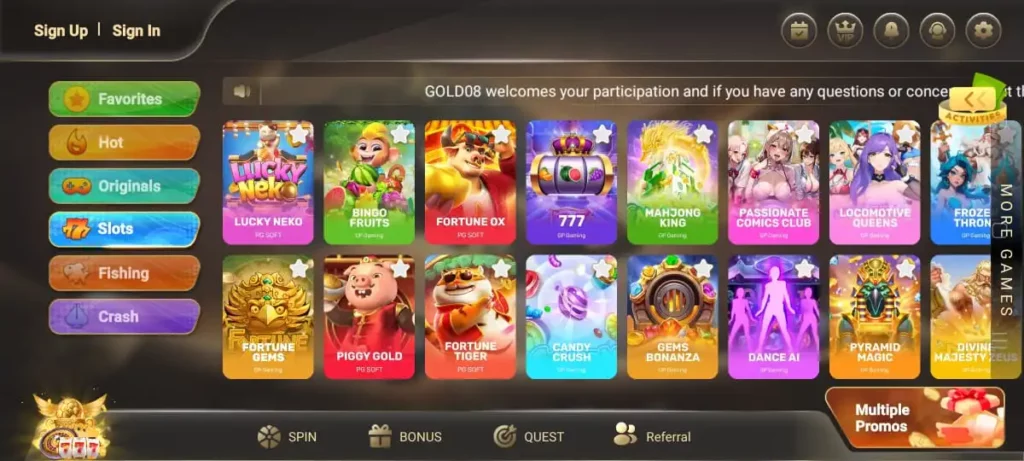 Gold 08 casino